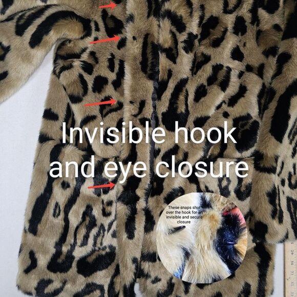 STAND STUDIO Faux Leopard Coat size S - Picture 12 of 14